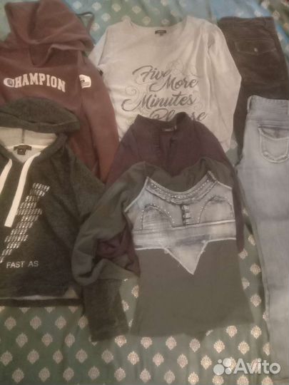 Вещи пакетом на девочку подростка 40 42