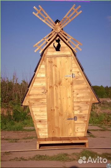 Уличный туалет с установкой