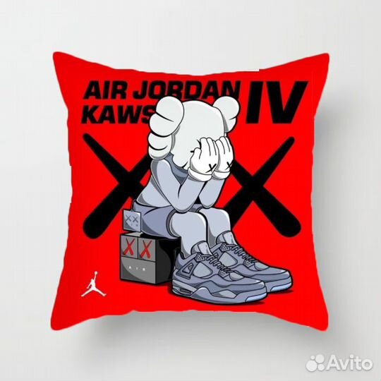 Наволочка Bearbrick kaws supreme 45*45/50*50/60*60