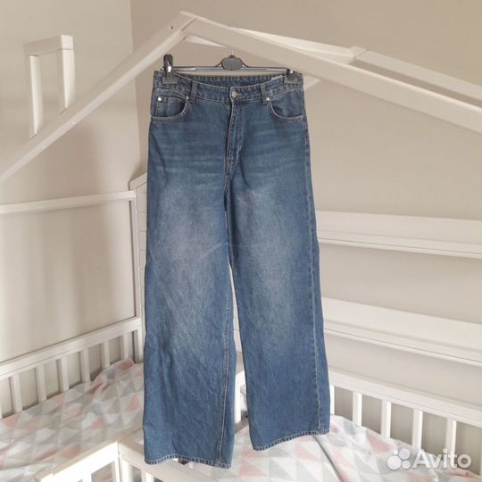 Широкие джинсы H&М женские 50 размер
