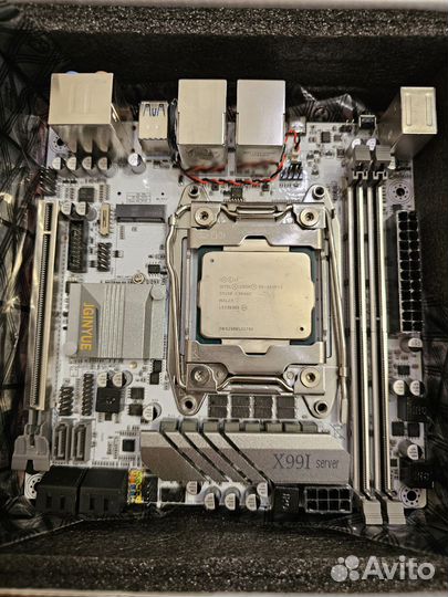 Комплект X99i server ITX + e5-2696v3 + 32gb ddr4