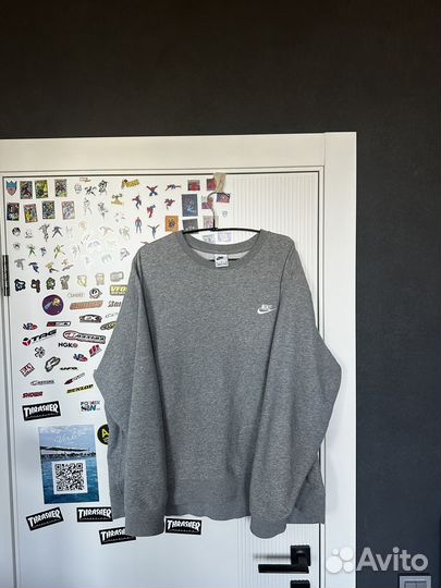 Свитшот nike серый Xl