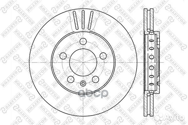 Диск тормозной 60204758VSX 60204758VSX Stellox