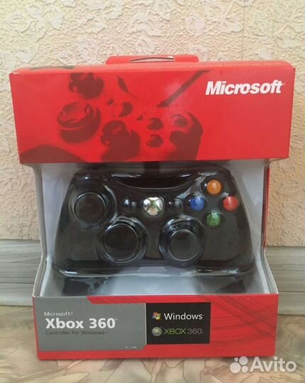 Джойстик Xbox 360 проводной (новый)