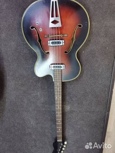 Винтажный Бас Musima 1655B. Полуакустика