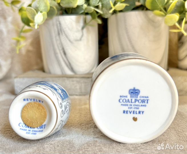 Coalport Reverly солонка и перечница фарфор