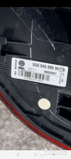 Фонари задние Гольф7