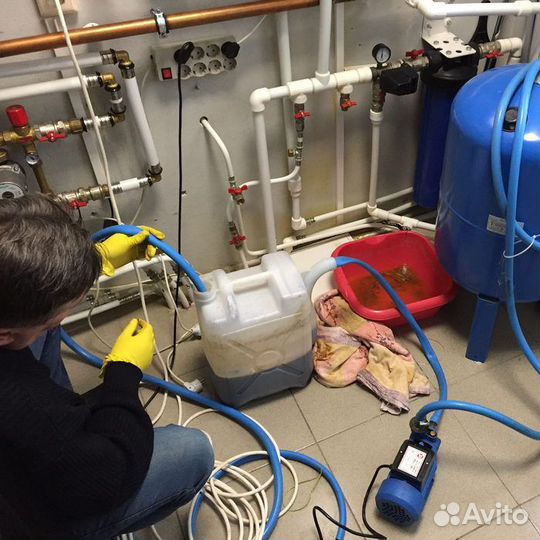 Промывка системы отопления