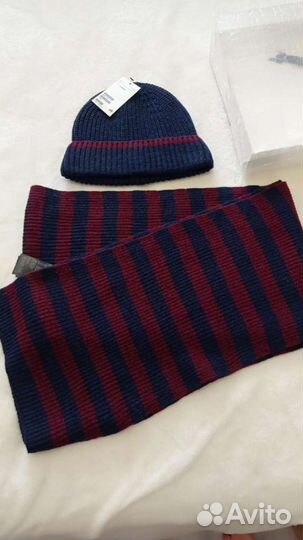 Новый комплект мужской шапка/ шарф
