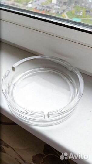 Пепельница новая стеклянная СССР