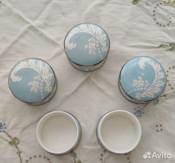 Винтажные шкатулки таблеточницы фарфор