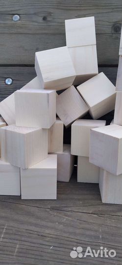 Кубики деревянные 5x5