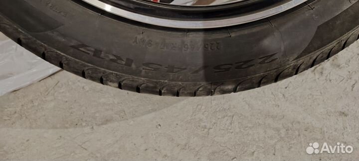 Комплект колес r17 (диски Vossen VPS 5х114,3 BMF+ш