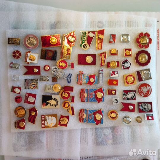 Значки СССР с Ленином