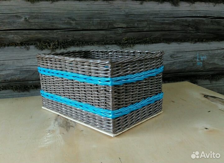 Плетеные короба для хранения