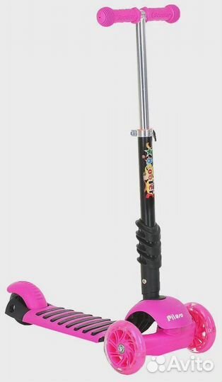 Pituso Самокат трехколесный EC-M15, 3в1 Pink/Розов