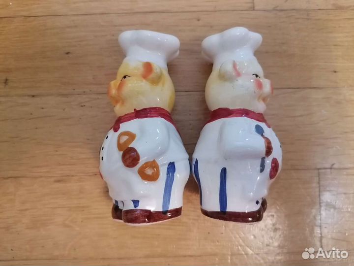 Фигурки солонка и перечница