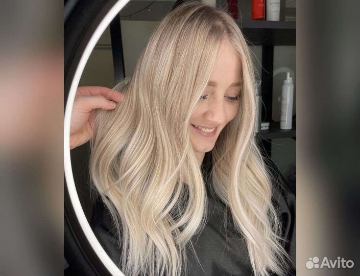 Сложное окрашивание волос хендтач Handtouch