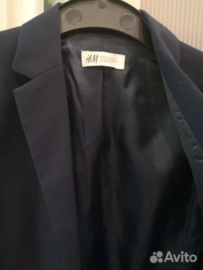 Пиджак h&m для мальчика синий