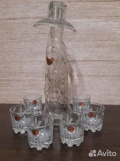 Графин с рюмками СССР