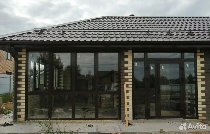 Остекление веранд, террас, беседок. Бюджетно