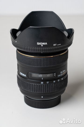 Объектив Sigma AF 10-20mm f/4-5.6 EX DC HSM Nikon