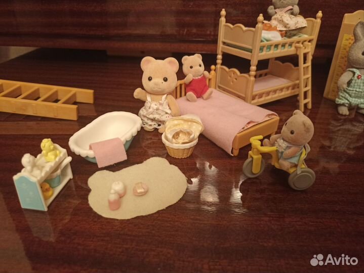 Sylvanian families мебель, семья