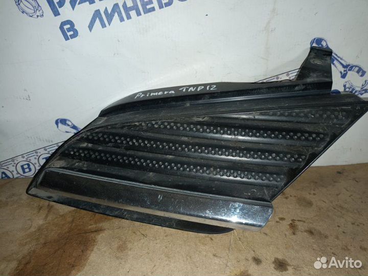 Решетка радиатора левая Nissan Primera TNP12 QR20