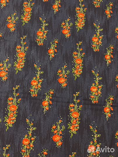 Отрез ткани ситец СССР