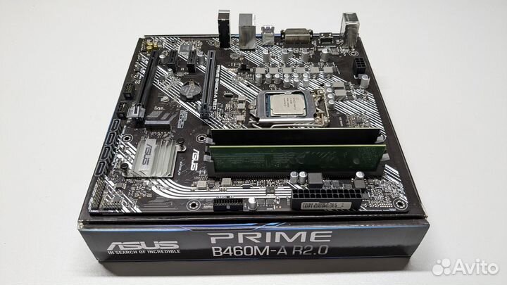 Комплект i3 10100F + Asus B460