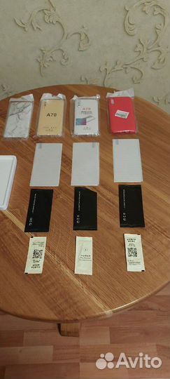 Чехол для самсунг А 70 4 штуки И 3 защитных стекла