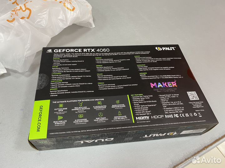 Palit rtx4060 8gb новая