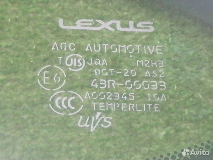 Стекло кузовное глухое заднее левое Lexus Rx AL10