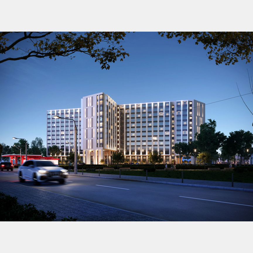 1-к. апартаменты, 26,1 м², 2/13 эт.
