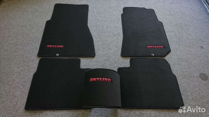 Тканевые автоковрики для Nissan Skyline R32