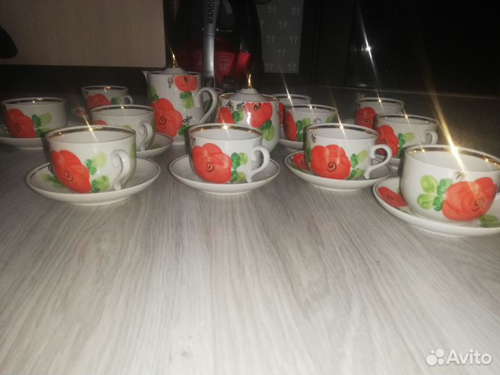 Чайный сервиз на 12 персон Украина Бориславский фз