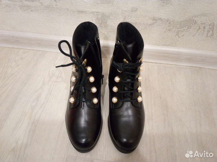 Ботильоны новые натуральная кожа