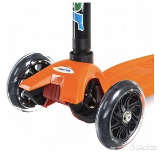 Самокат-кикборд digicare disco, мигающие колеса