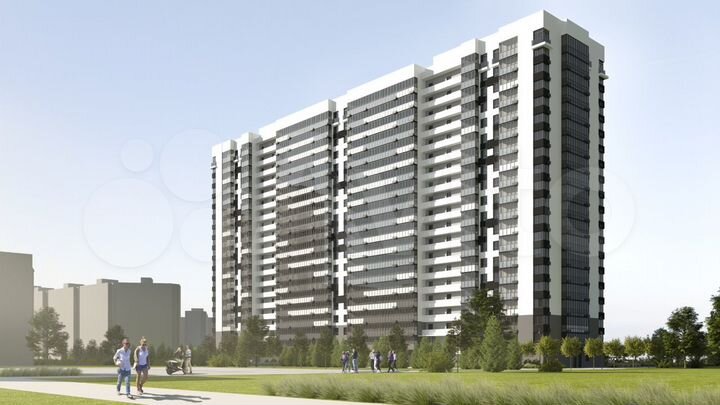 1-к. квартира, 57,2 м², 19/19 эт.