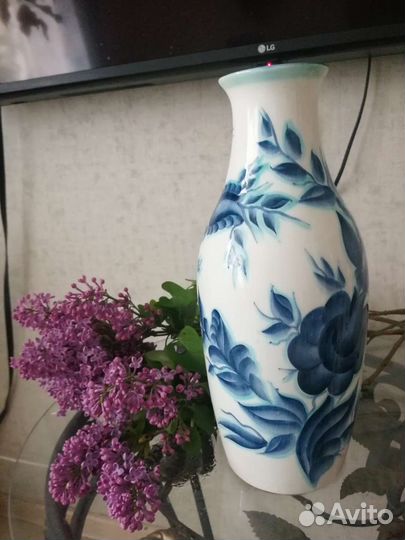 Ваза СССР под Гжель, завод Чайка