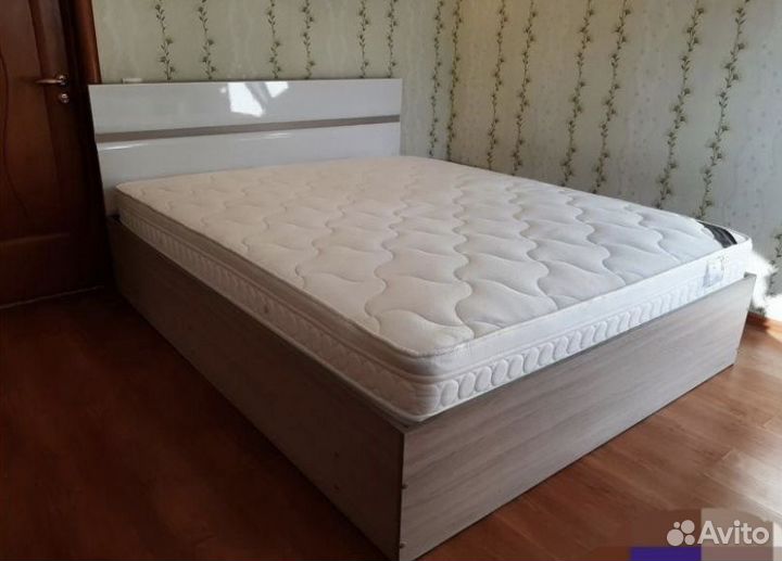 Кровать Ненси + тумбы прикроватные без матраса