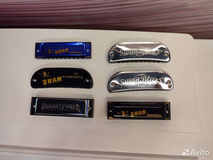 Губные гармошки в ассортименте