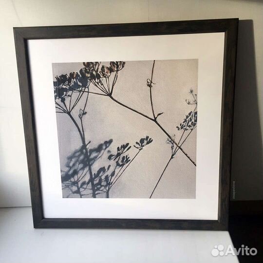 Авторский постер в деревянной раме 40х40
