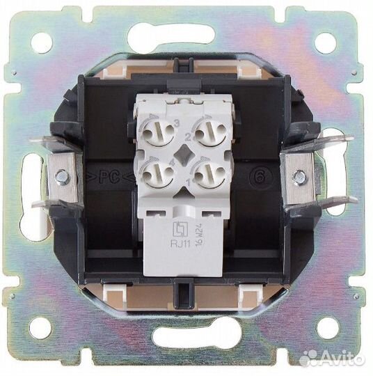 Розетка Legrand Valena RJ11 (новая)