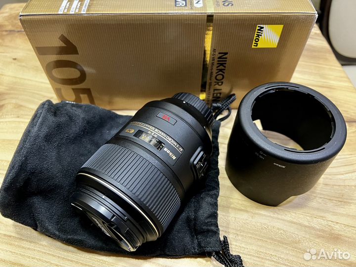 Объектив Nikon AF-S VR Micro-Nikkor 105mm f/2.8G I