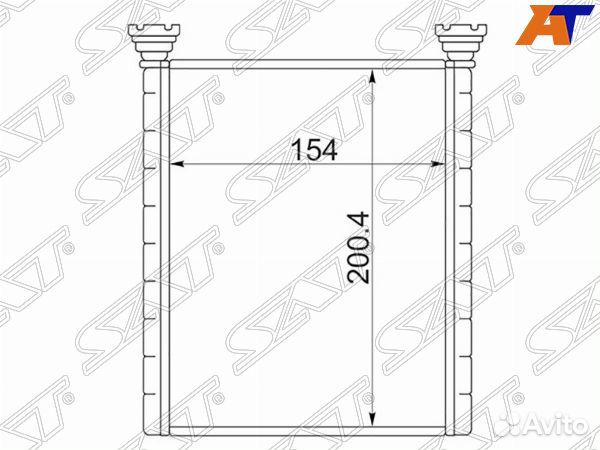 Радиатор отопителя салона toyota venza