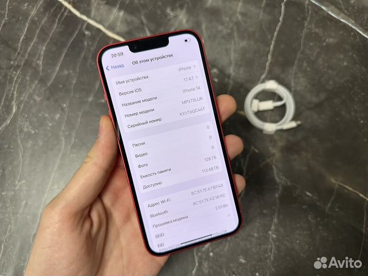 iPhone 14 128gb Идеал Акб-100% sim+esim