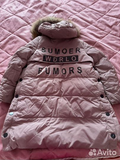 Пуховик для девочки 152