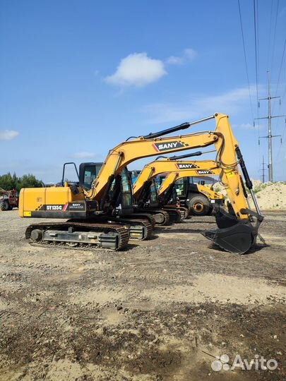 Гусеничный экскаватор Sany SY135C, 2023