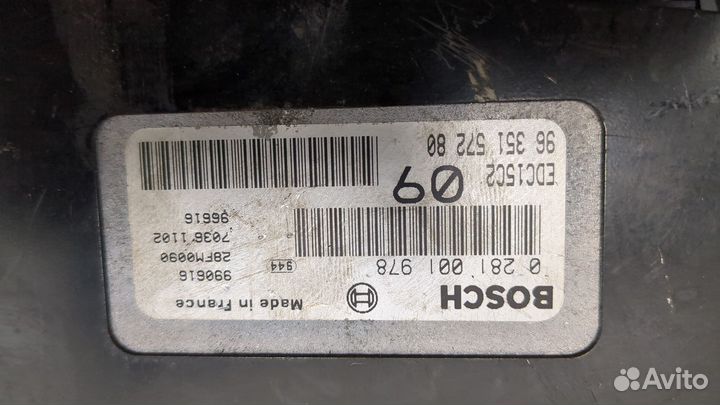 Блок управления двигателем Peugeot 406, 1999